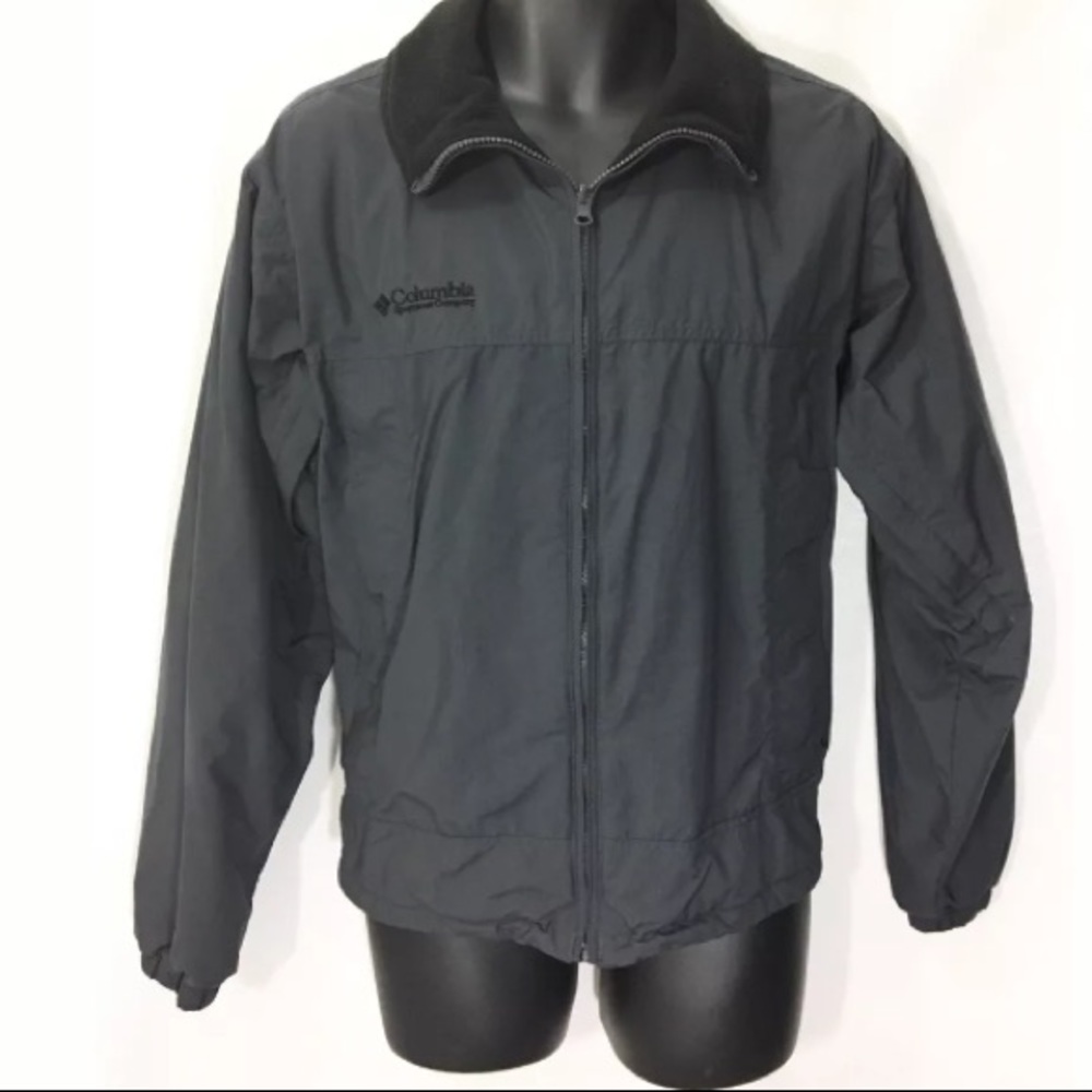 COLUMBIA Men Size M Hiking Full Zip Lined Jacket